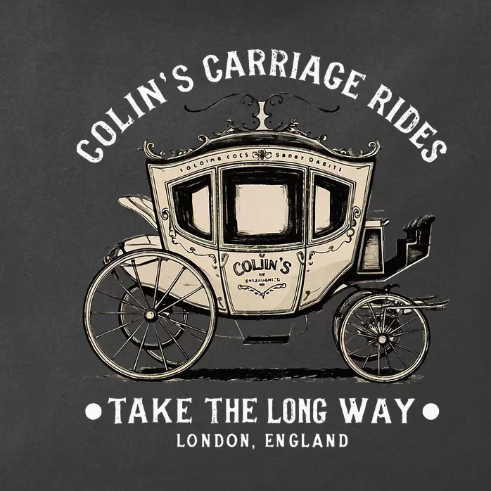 ColinS Carriage Rides Take The Long Way Zip Tote Bag