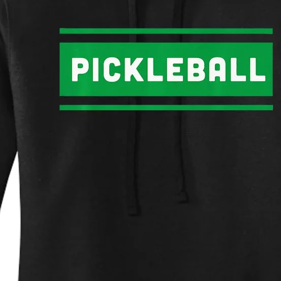 Classic Cool Retro Pickleball Women's Pullover Hoodie