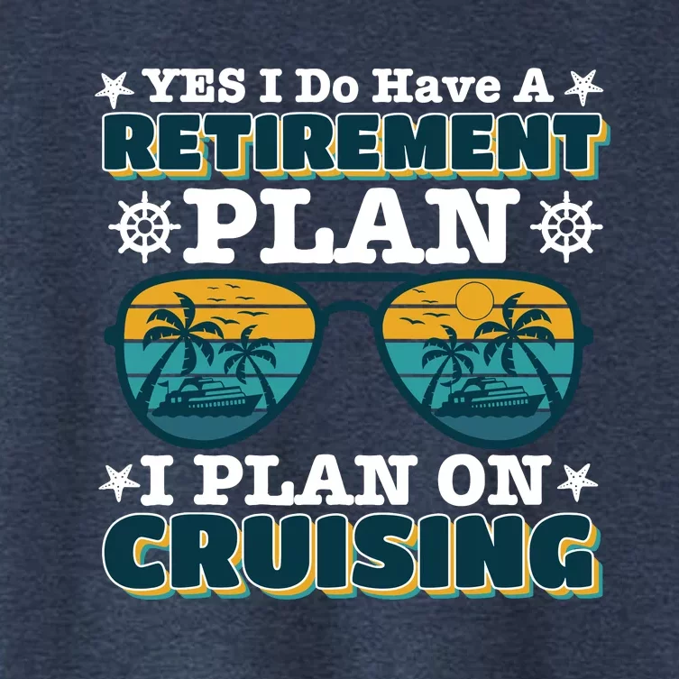 Carnival Cruise Retirement Plan Cruise Ship Cool Cruise Line Women's Crop Top Tee