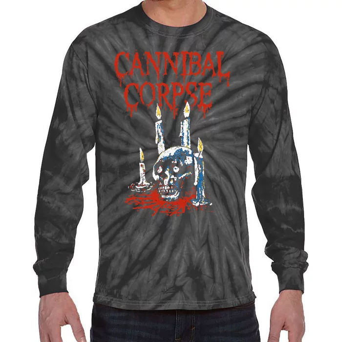 Cannibal Corpse Ritual Candles Tie-Dye Long Sleeve Shirt