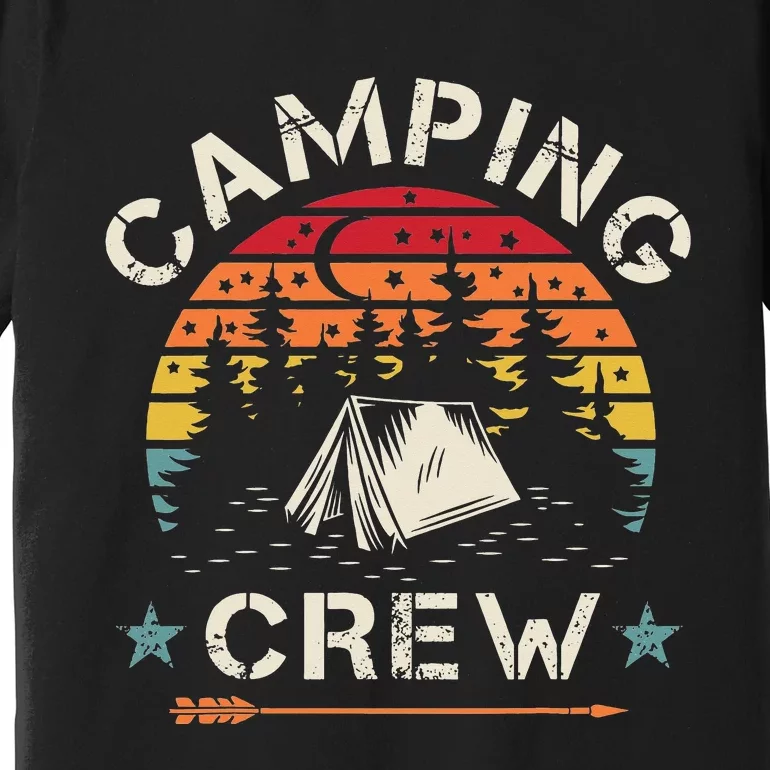 Camping Crew Retro Camper vacation summer Premium T-Shirt