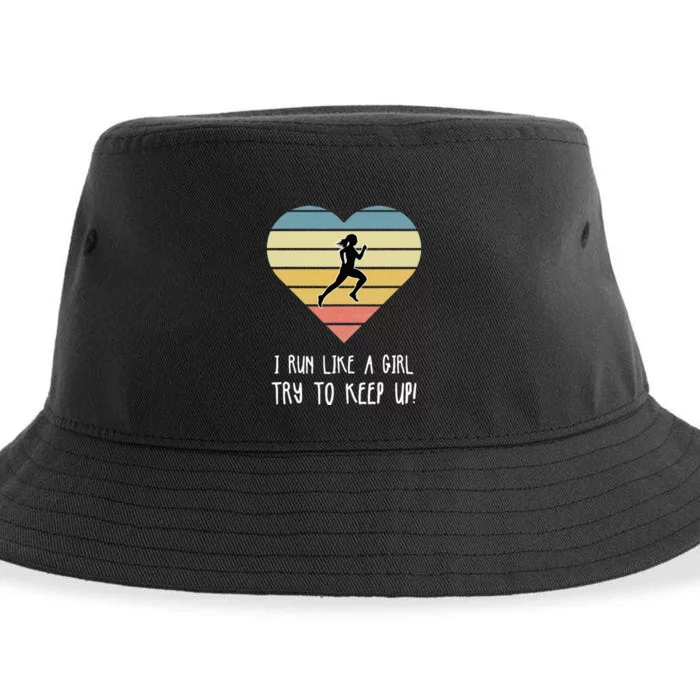 Cross Country Running Gift Sustainable Bucket Hat