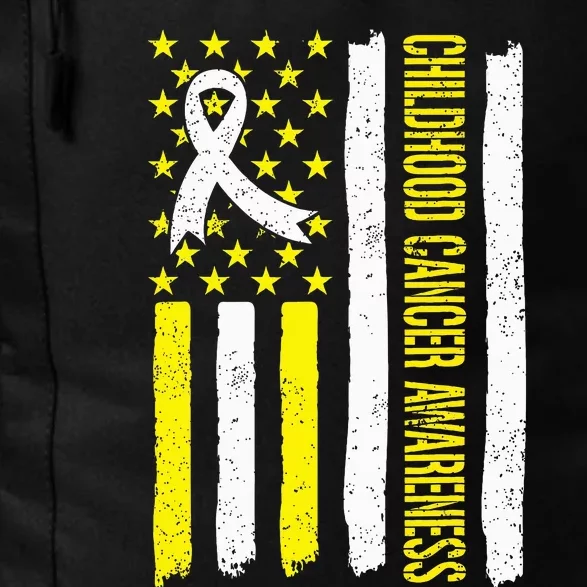 Childhood Cancer Ribbon Flag Childrens Cancer Warriors Daily Commute Backpack