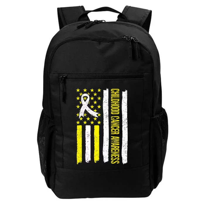 Childhood Cancer Ribbon Flag Childrens Cancer Warriors Daily Commute Backpack