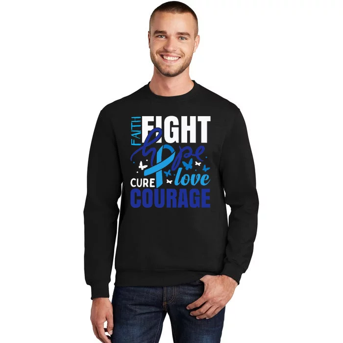 Colorectal Cancer Ribbon Sweatshirt