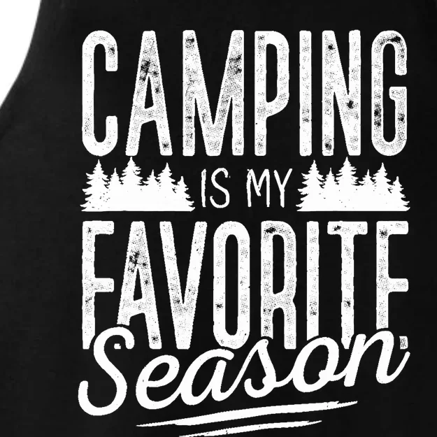 Camping Camper RV Camping Vacation Ladies Tri-Blend Wicking Tank