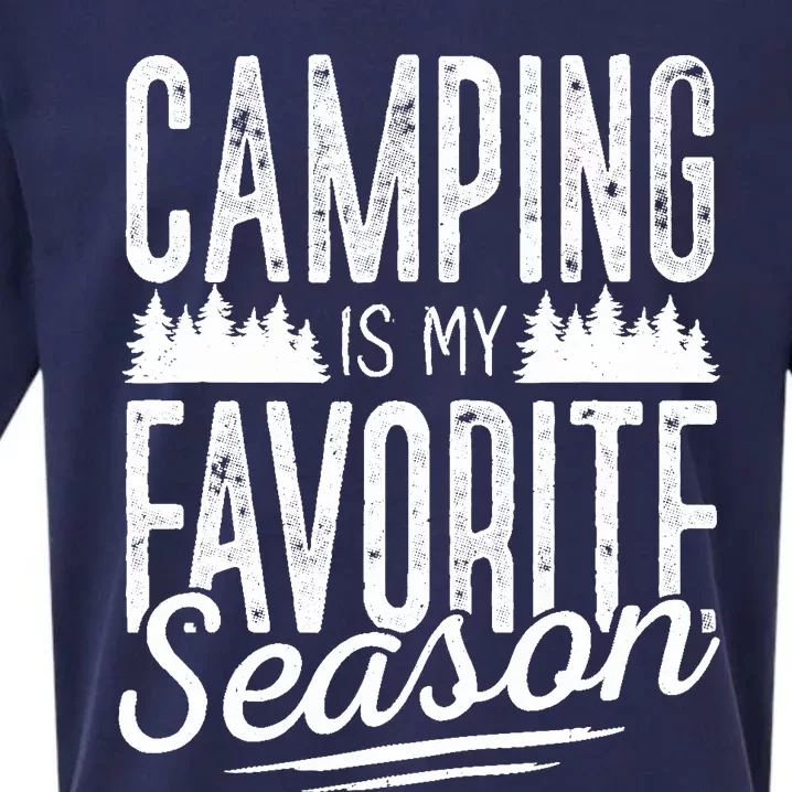 Camping Camper RV Camping Vacation Sueded Cloud Jersey T-Shirt