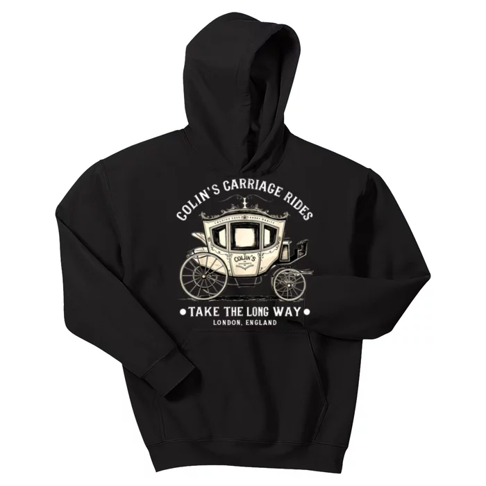 ColinS Carriage Rides Take The Long Way Kids Hoodie