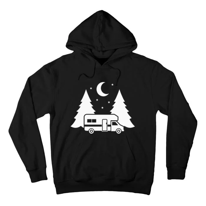 Camping Camper RV Camping Vacation Tall Hoodie