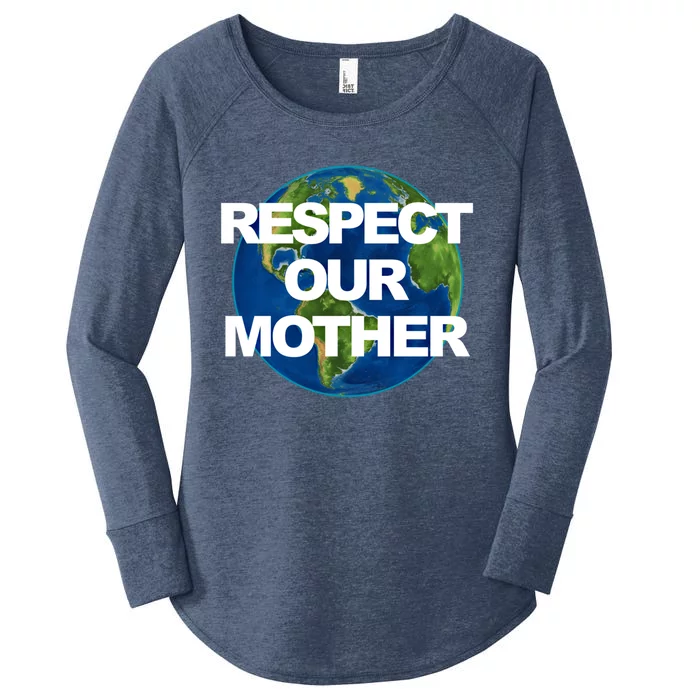 Climate Change Respect Our Mother Earth Gift Women's Perfect Tri Tunic Long Sleeve Shirt