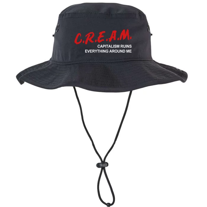 C.R.E.A.M Capitalism Ruins Everything Around Me Funny Legacy Cool Fit Booney Bucket Hat