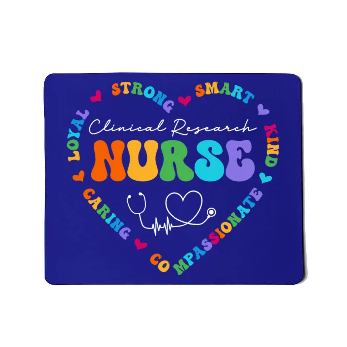 Cute Clinical Research Nurse Appreciation Nursing School Funny Gift Mousepad