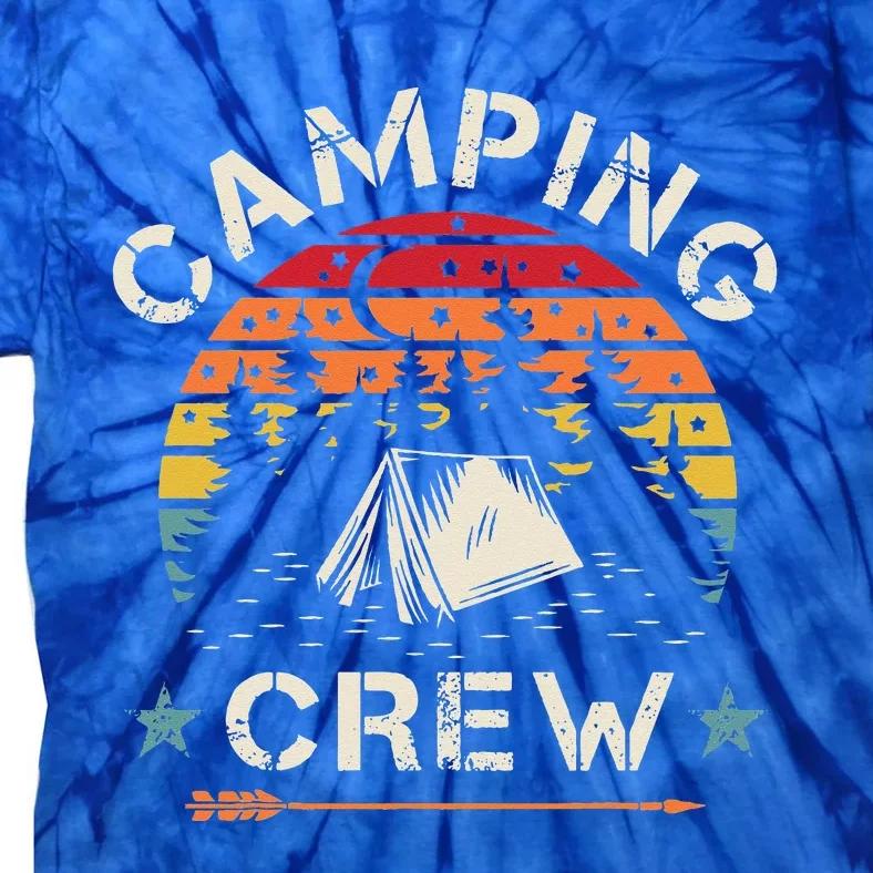 Camping Crew Retro Camper Tie-Dye T-Shirt