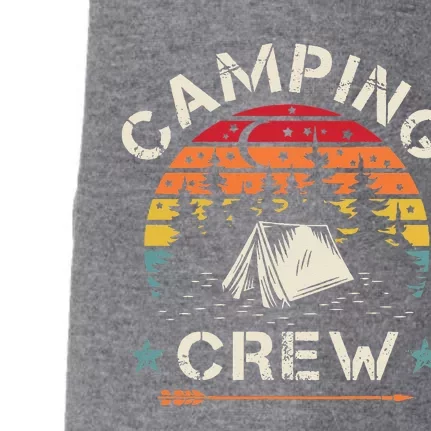 Camping Crew Retro Camper Doggie 3-End Fleece Hoodie