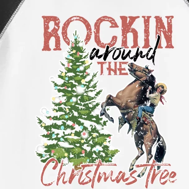 Cool Cow Rockin Around Christmas Tree Ladies Gift Toddler Fine Jersey T-Shirt