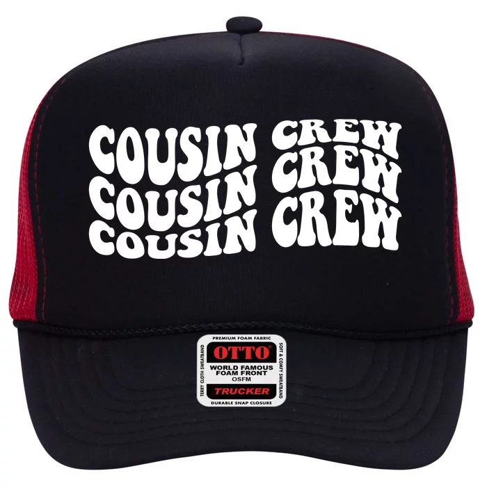 Cousin Crew Retro High Crown Mesh Trucker Hat