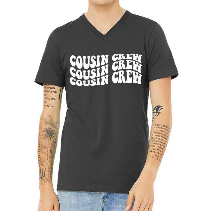 Cousin Crew Retro V-Neck T-Shirt