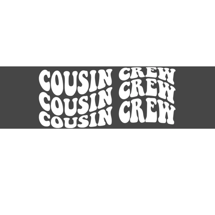 Cousin Crew Retro Bumper Sticker