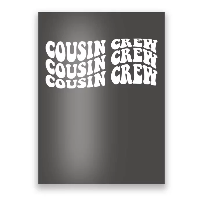 Cousin Crew Retro Poster