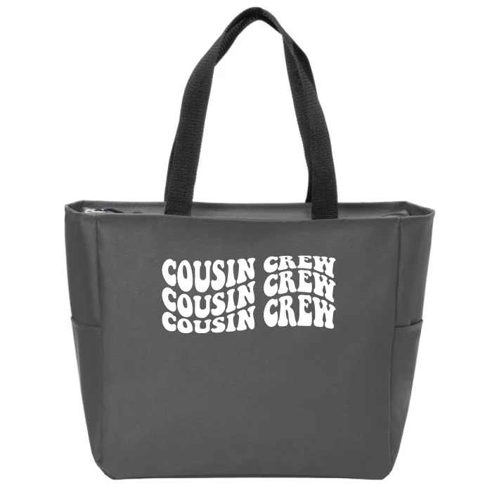 Cousin Crew Retro Zip Tote Bag