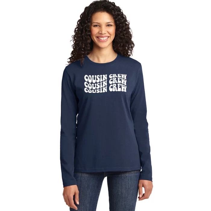 Cousin Crew Retro Ladies Long Sleeve Shirt