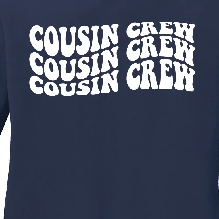 Cousin Crew Retro Ladies Long Sleeve Shirt