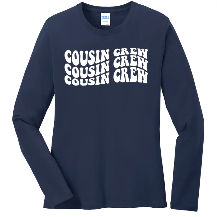 Cousin Crew Retro Ladies Long Sleeve Shirt