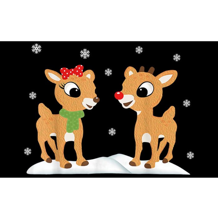 Cute Christmas Reindeers Bumper Sticker