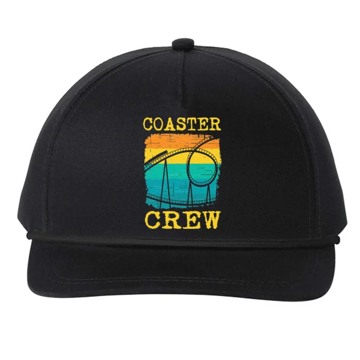 Coaster Crew Roller Coaster Snapback Five-Panel Rope Hat