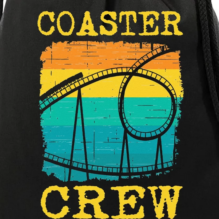 Coaster Crew Roller Coaster Drawstring Bag