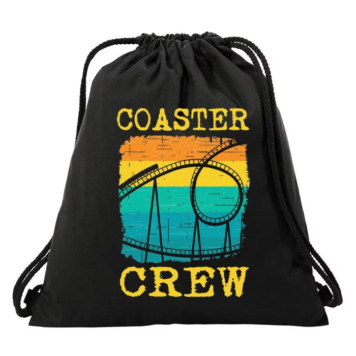 Coaster Crew Roller Coaster Drawstring Bag