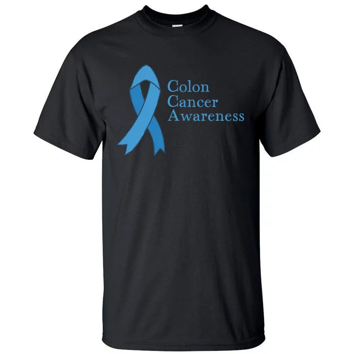 Colon Cancer Ribbon Tall T-Shirt