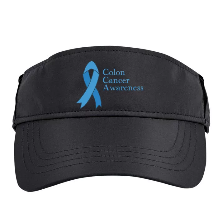 Colon Cancer Ribbon Adult Drive Performance Visor