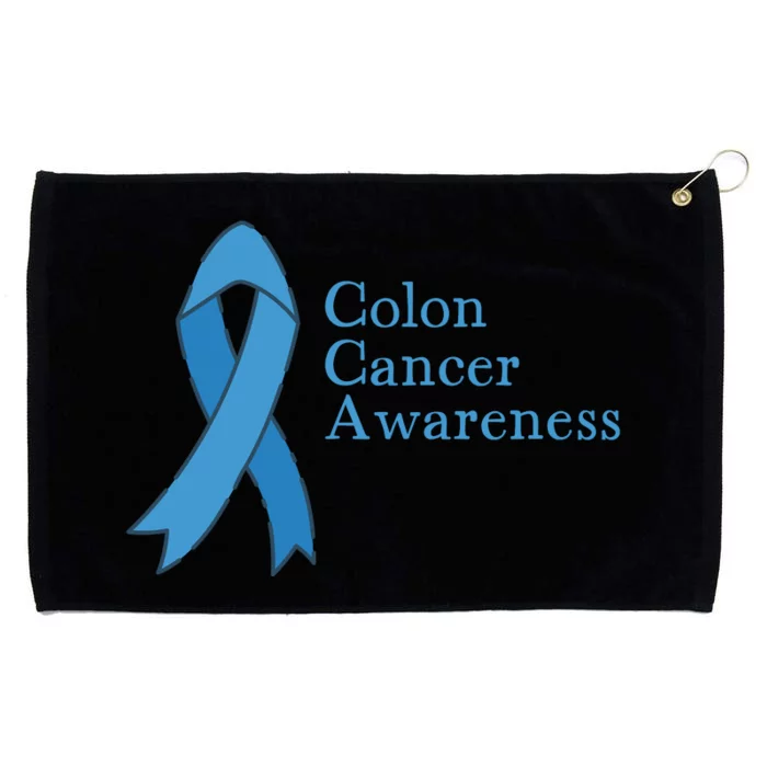 Colon Cancer Ribbon Grommeted Golf Towel