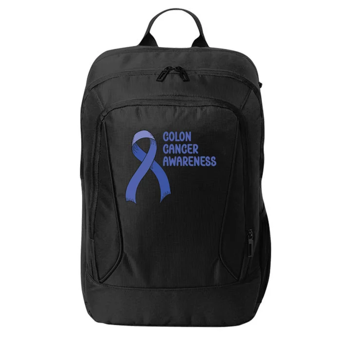 Colon Cancer Ribbon City Backpack