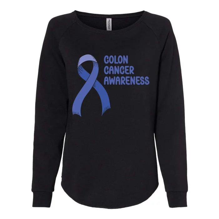 Colon Cancer Ribbon Womens California Wash Sweatshirt