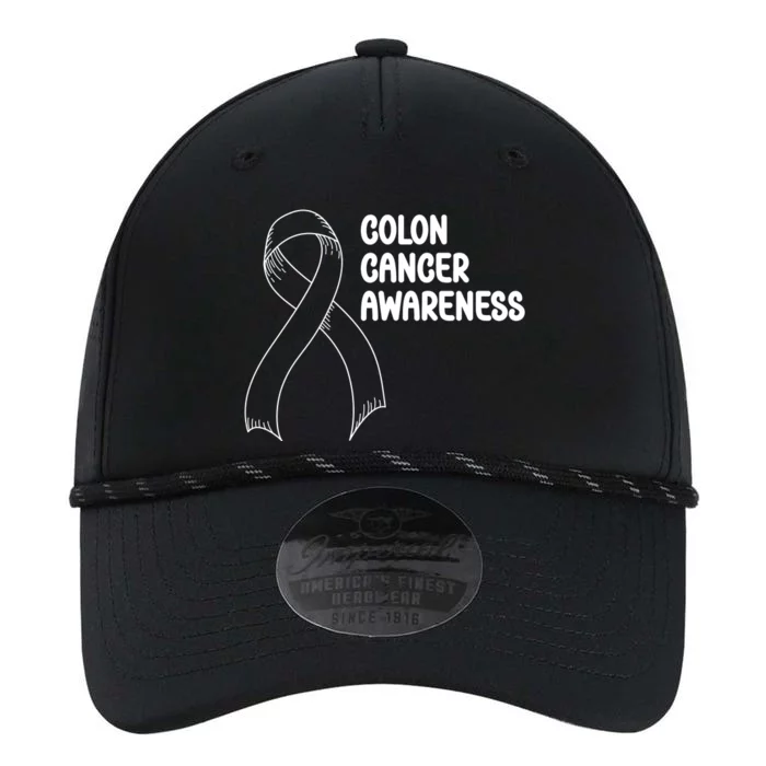 Colon Cancer Ribbon Black Version Performance The Dyno Cap