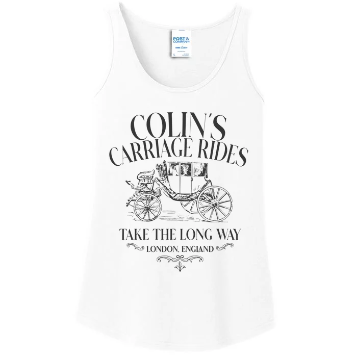 Colins Carriage Rides Take The Long Way Ladies Essential Tank