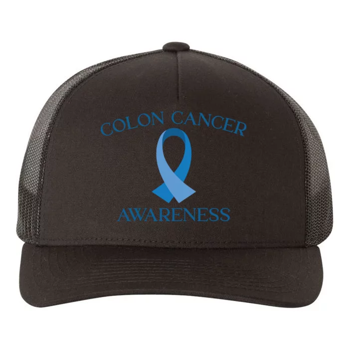 Colon Cancer Ribbon Yupoong Adult 5-Panel Trucker Hat