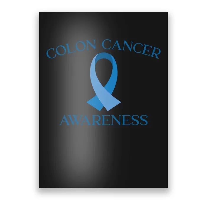 Colon Cancer Ribbon Poster