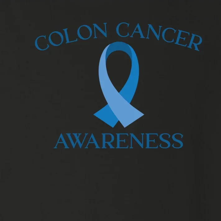 Colon Cancer Ribbon Toddler Long Sleeve Shirt