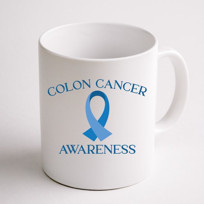 Colon Cancer Ribbon Front & Back Coffee Mug