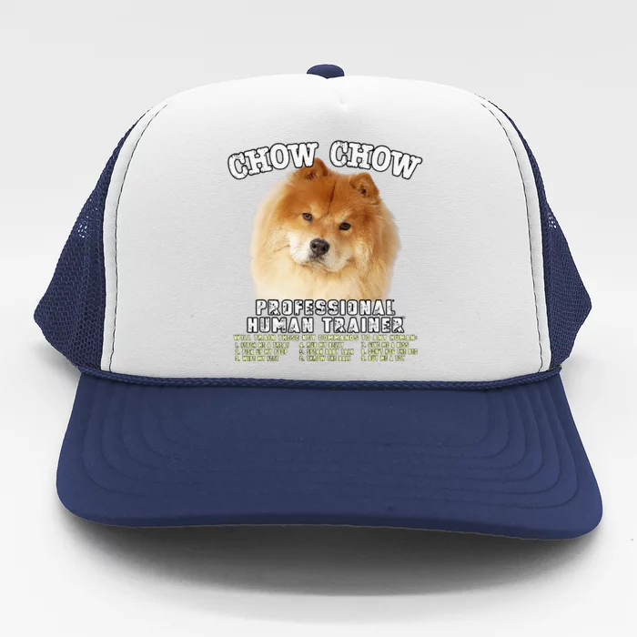 Chow Chow Red Professional Human Trainer Cute Dog Trucker Hat