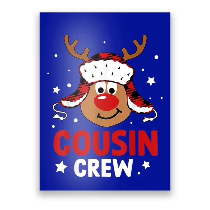 Cousin Crew Reindeer Christmas Pajama Xmas Holiday Cool Gift Poster