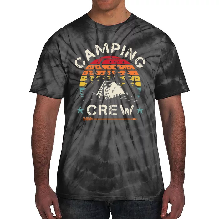 Camping Crew Retro Camper Tie-Dye T-Shirt