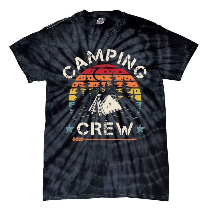 Camping Crew Retro Camper Tie-Dye T-Shirt