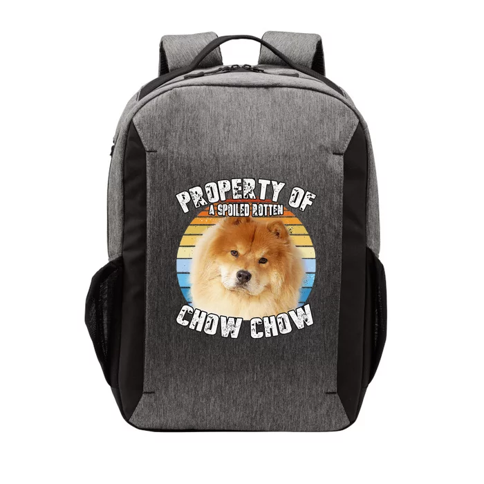 Chow Chow Red Retro Property Of Cute Dog Vector Backpack