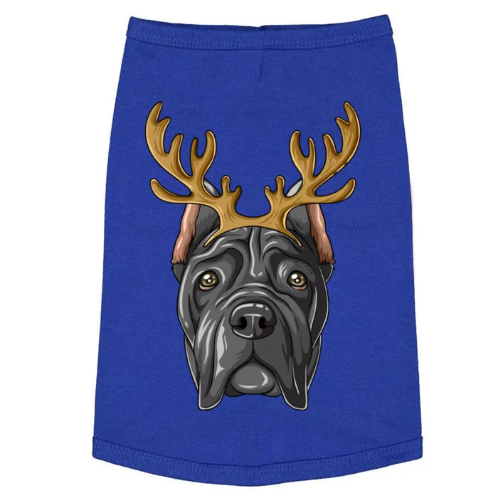 Cane Corso Reindeer Antlers Christmas Cane Corso Gift Doggie Tank