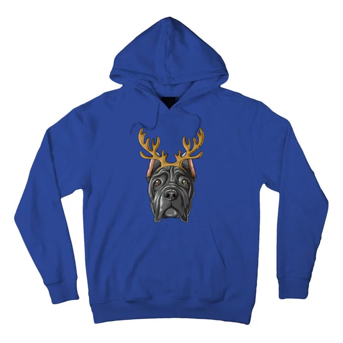 Cane Corso Reindeer Antlers Christmas Cane Corso Gift Tall Hoodie