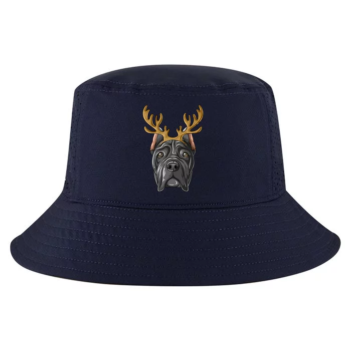 Cane Corso Reindeer Antlers Christmas Cane Corso Gift Cool Comfort Performance Bucket Hat